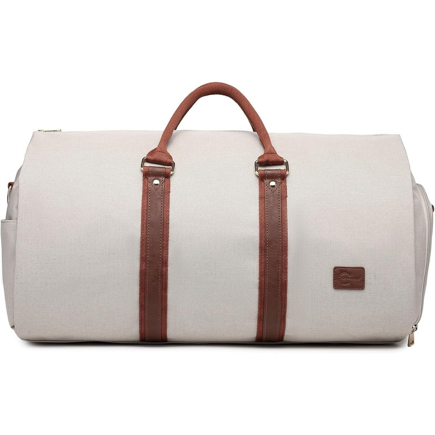 DAK22TBGB0000BE Carry on Garment Bag for Women,Leather Garment Bags for Travel with Shoe Pouch 2 in 1 Hanging Suitcase Suit Bag for Women Travel Bags for Women