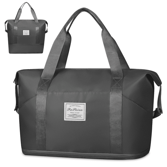 DAK15TBEB0000BK 35L Expandable Travel Duffle Bag, Weekender Bag for Women, Carry on Overnight Bag with Wet Pocket, Multipurpose Personal Item Bag Sports Tote Gym Bag Hospital Mom Bag for Labor and Delivery, Black